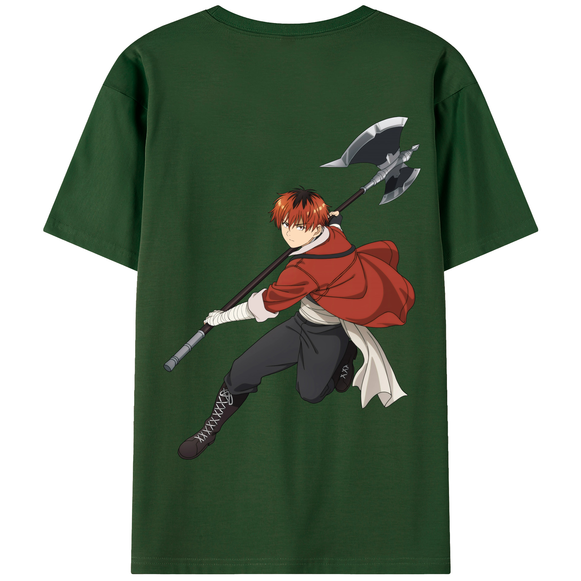 （画像用） 葬送のフリーレン Frieren 綿100％半袖Tシャツ（背面プリント）